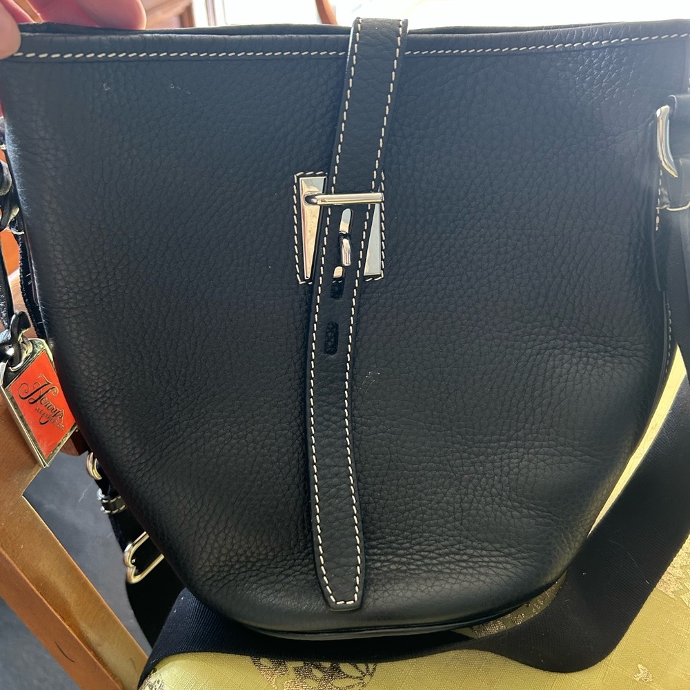 Dooney & Bourke Black Leather Crossbody Bag